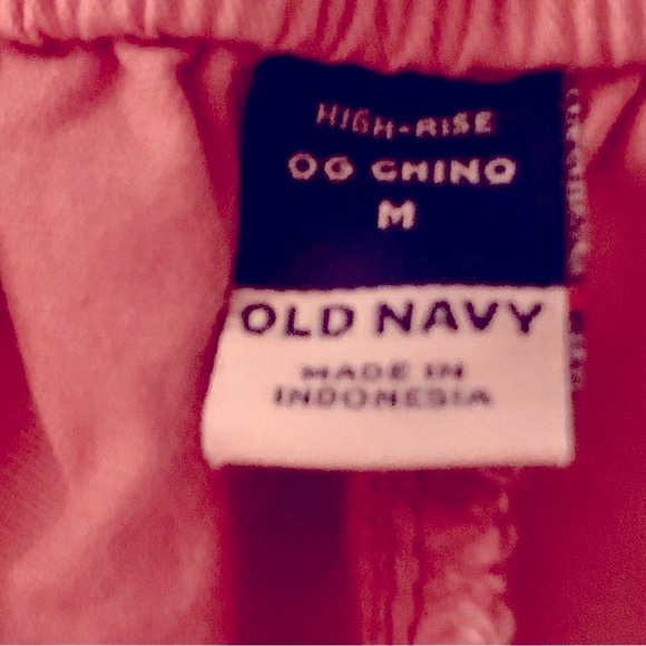 Old Navy Blush Chino High-rise Pants NWT Size M - Picture 5 of 6